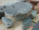 蛇紋岩石桌椅